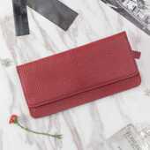 Leather Coin Women Fashion Genuine Color Wallet Solid Purse