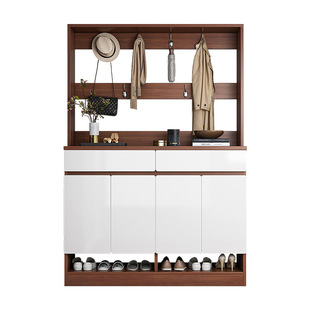 极速鞋 柜家e用门口大容量带挂衣架一体客厅进门衣帽柜收纳储物玄