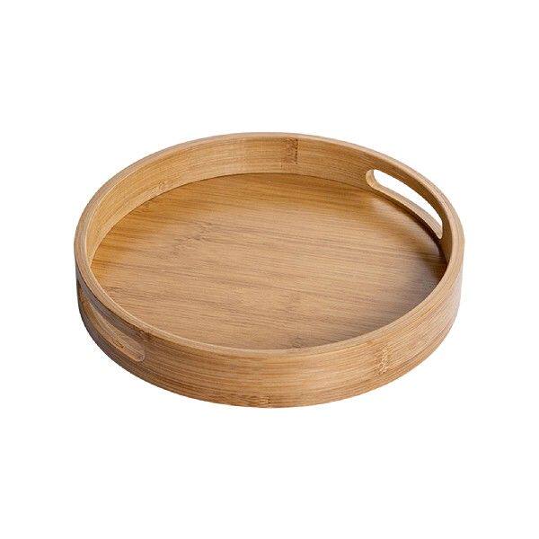 新品Serving Tray Bamboro Wood Party Dining Room Kitchen Banq