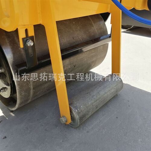 新品思拓瑞克手扶小单轮压路机 工程队修公路Q压草坪带振动小碾子