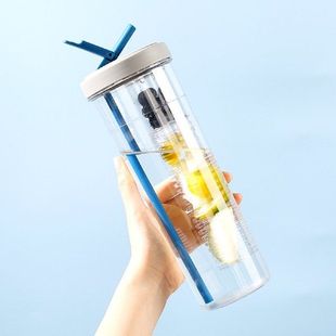 Infuser Fruit CuGp Kettle Straw 极速800ml Foldable Separate