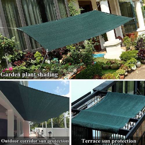 极速Dark Green Anti-UV Sun Szhade Net Outdoor Awning Tarp