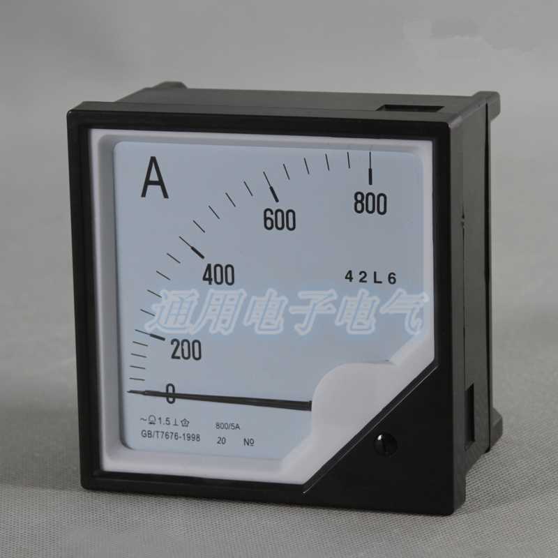 。42L6指针式交流电流4表 50/5 100/C5 250/5 300/5 00/5A全规格