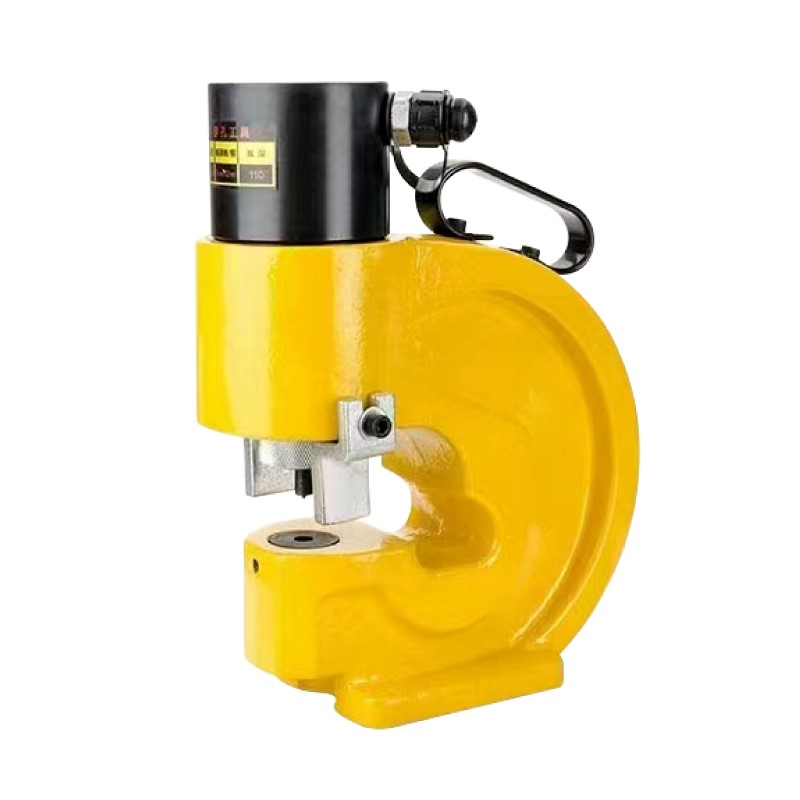 极速液压冲孔机角铁槽钢冲孔t器CH-60/70/80铜排冲孔钻孔器电动打