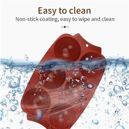 新品Caake Mold 6 Grids Nonstick Ice Ball Making Mould Silico