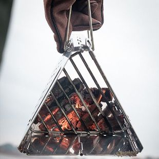 极速Foldableg Charcoal Chimney Starter Four Corner Charcoal