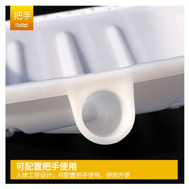 新品塑料铁c锹 大号 塑钢杴加厚耐用pp原料带钢片带柄塑料杴 塑料