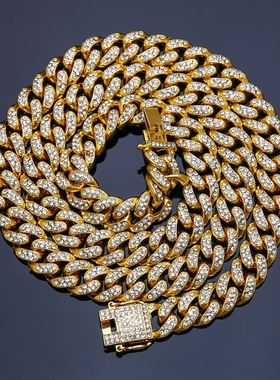 极速Goldene Link Chain Necklace Men Hip hop Necklace Jewelry