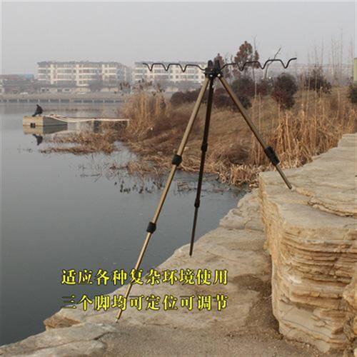 极速海竿支架三角架多竿支架伸缩抛竿G钓鱼筏竿矶杆远投鱼竿加厚
