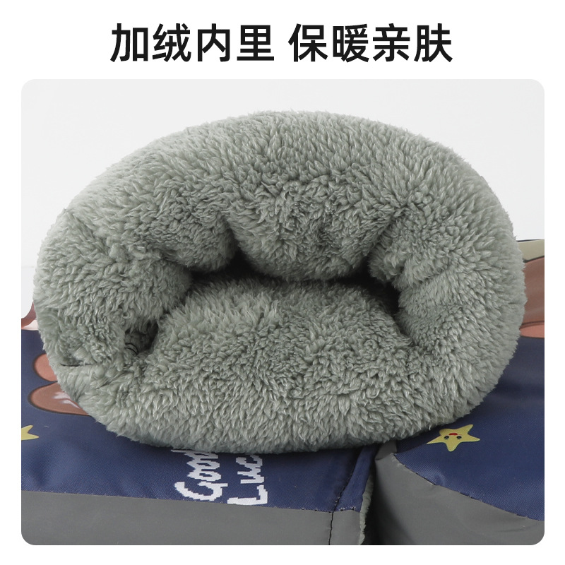 冬季电动车手把套加o绒加厚电动车骑行手套保暖挡风防水机车把套