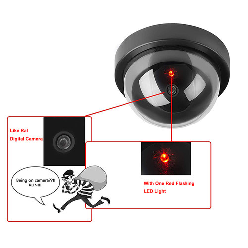 极速Fake Surveillance Cameras zDummy Security CCTV Dome Simu