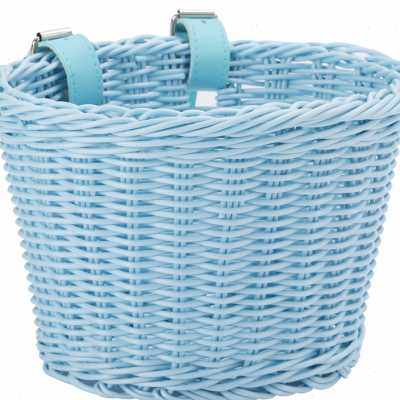 极速儿童自行车篮童车p车筐小轮单车前车篓小号小孩遛娃单车编织