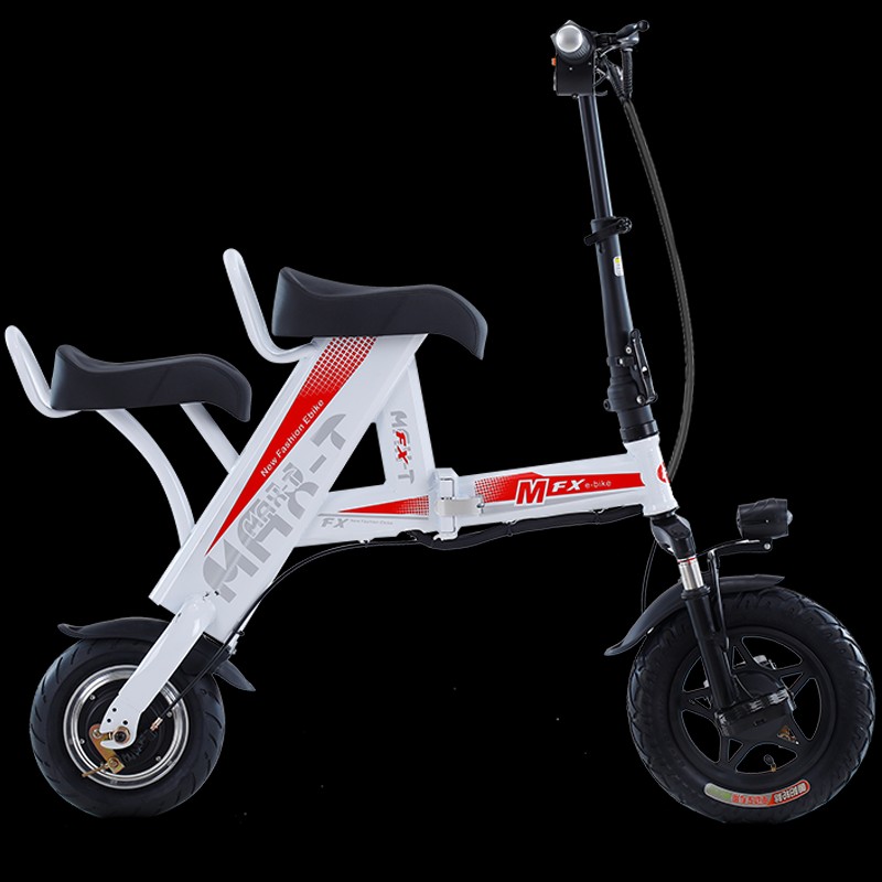 极速折叠电动车双人女小型超轻便A携代步车男成人代驾迷你锂电瓶