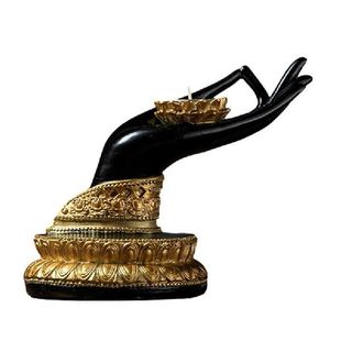 Candlestqick Candle Resin Gesture Holder Finger 极速Bergamot