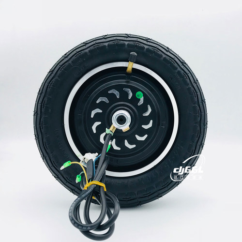 新品10寸电机轮毂 滑板车改装套件48VD350W24V36V电动车电机十寸