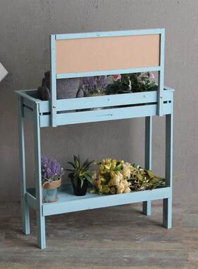 新品美式乡村装饰品花架咖啡馆店铺D饭厅摆件创意个性置物架店门