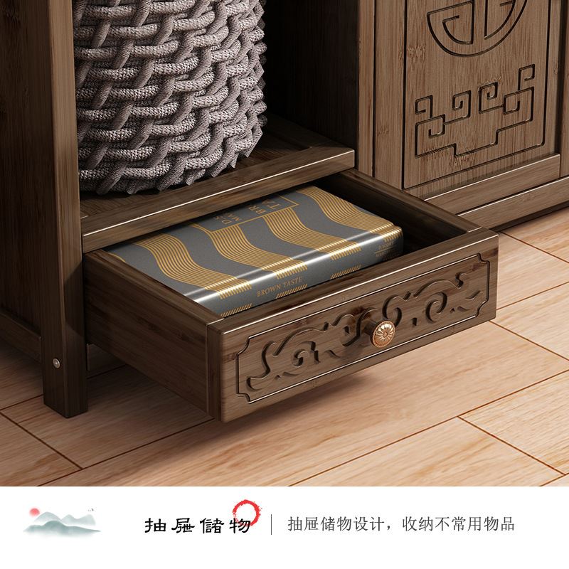 极速博古架实木新中式隔断多x宝阁茶叶小型展示柜摆件置物客厅现