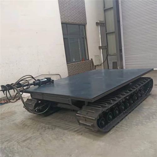 极速定制橡胶履带底盘 橡胶履N带 电动履带底盘