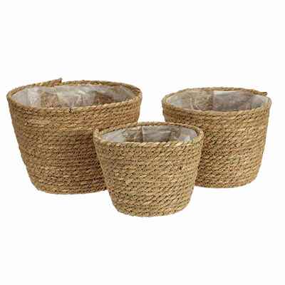 极速Wicker Flower Basket vFlower Ornament Hanging Baskets Wo