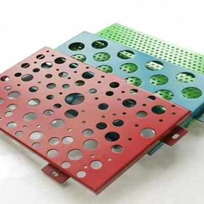 新品新品新铝单板幕墙氟碳m雕花镂B空穿孔弧形门头造型S天花外墙