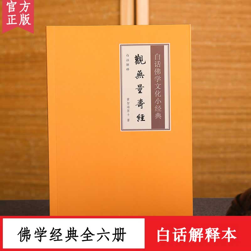 【白话解释】观无量寿经白话佛学文化小经典注释译文版儒释道经典国学入门书籍中华传统文化静心修心励志修身养性国学智慧全新正版