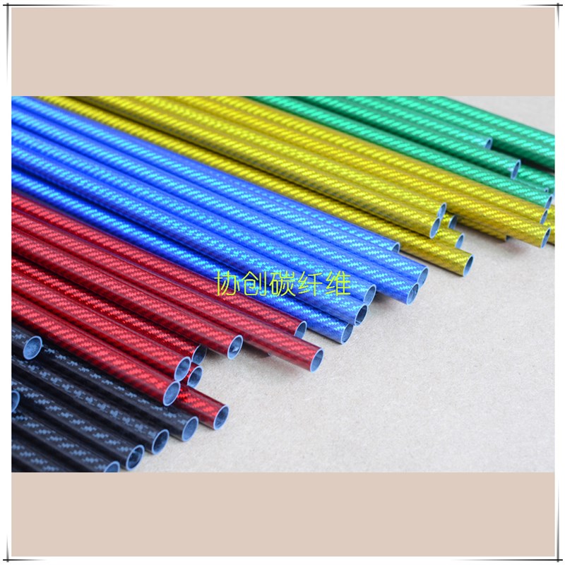 3K碳纤维管 碳管3K 42*40*1000mm+3k可任意切割定做