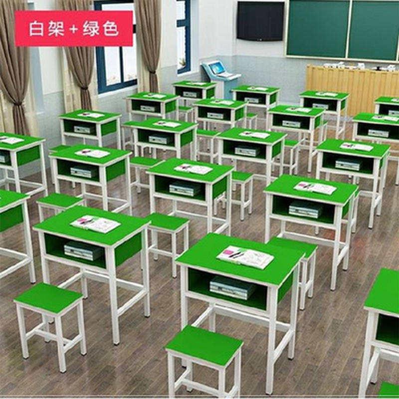 中学生的书桌课桌新品寝室电脑台两个人洽谈桌培训桌补习班省空间