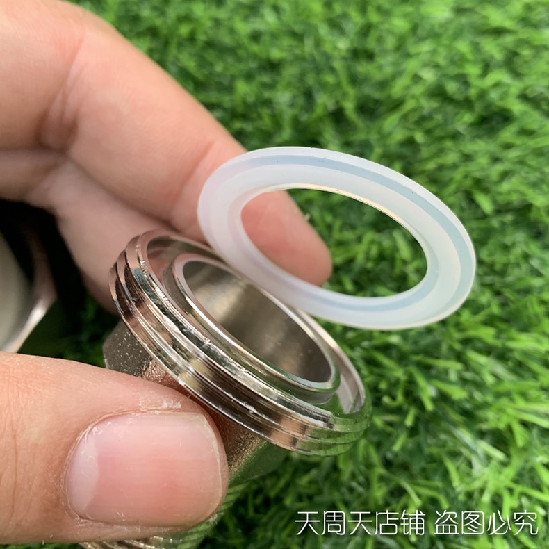 好货ppr活接矽胶垫片4/6分1寸油任暖气片球阀密封圈dn20/25/32外