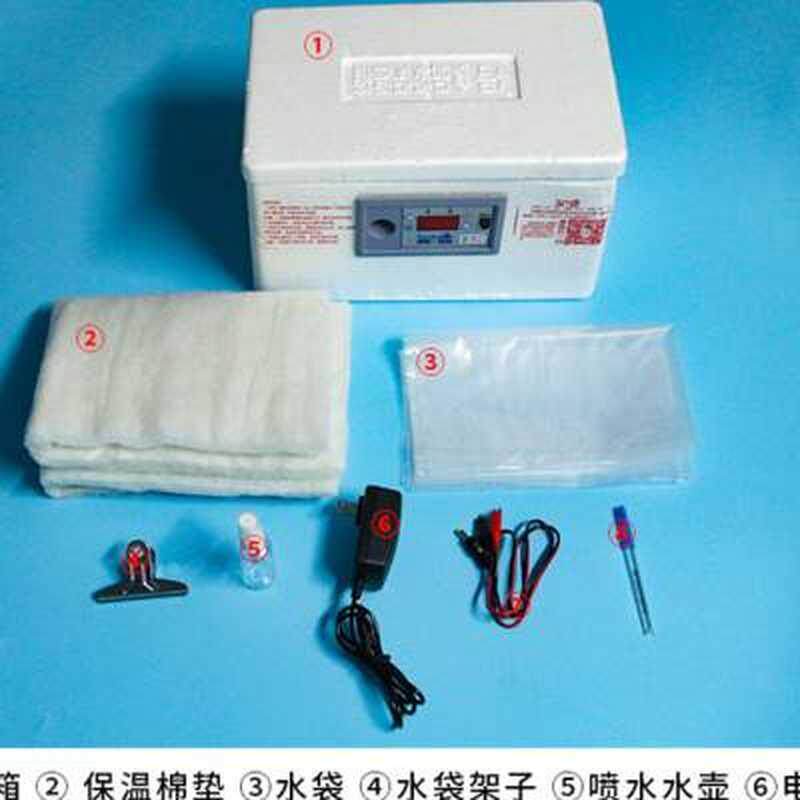 极速家用型鸡鸭鹅受精蛋小型孵化器全自动控温50枚鹌鹑种蛋水床孵