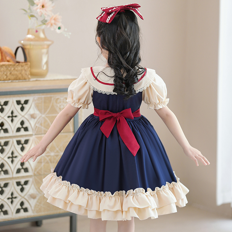 女童洛丽塔公主裙夏装儿童lolita连衣裙小女孩萝莉塔生日礼服裙子