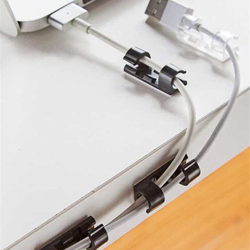 理线器墙面贴无痕电线固定走线自粘线扣网路线卡子收纳背胶线卡扣