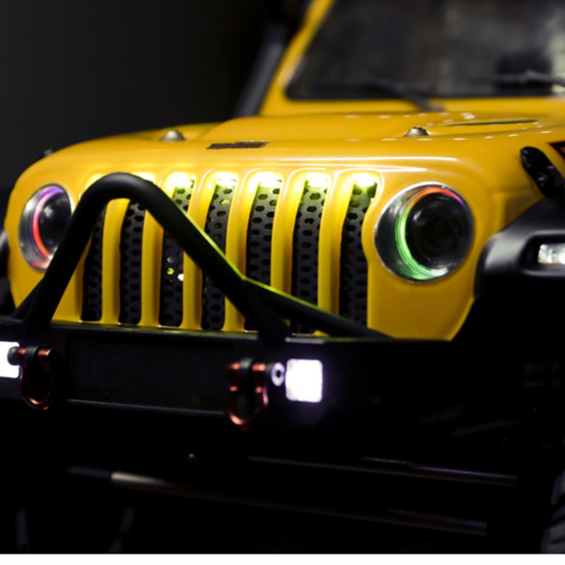 易控 1/8 4082牧玛人 RC遥控攀爬车 灯光改装升级 天使眼大灯配件