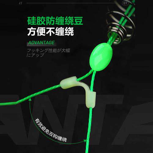 极速喜曼多子线双钩鲢鳙钓组新型手竿绑好鱼钩套装伊势尼大弹簧双