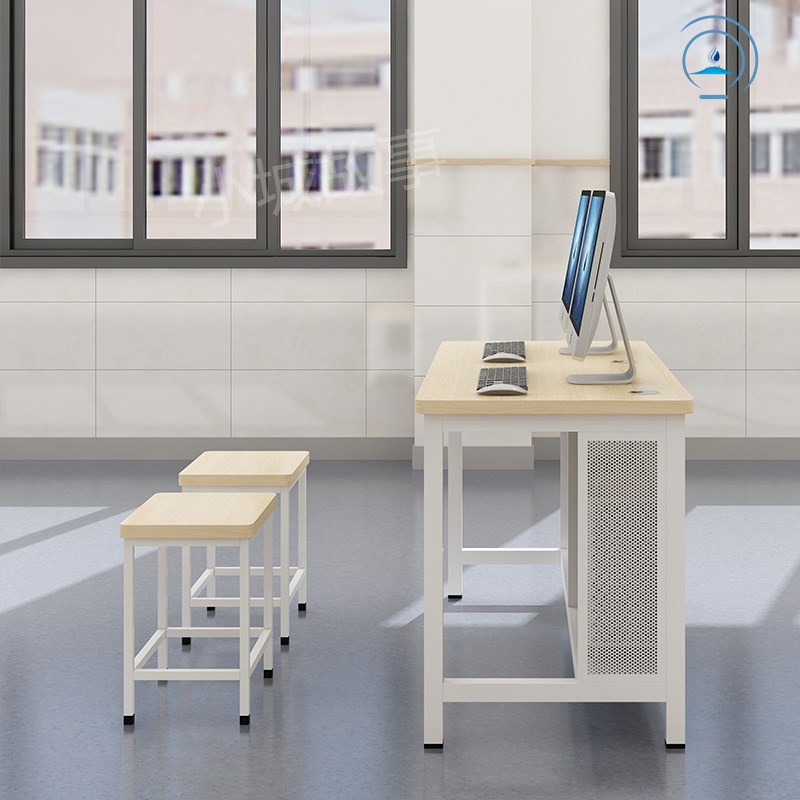 网吧微机计算机教室办公桌子机房电脑桌学校学生培训班课桌椅组合