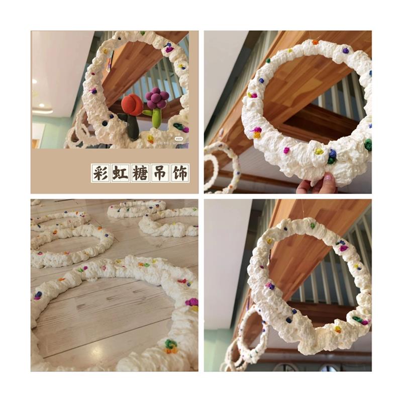 极速幼儿园环创材料发泡剂发泡剂纸板割出底座s形涂抹环创泡沬胶