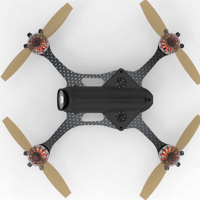 鸭嘴兽 穿越机  65mm 2.5寸 3寸 竞速 长X 轻量化 机架