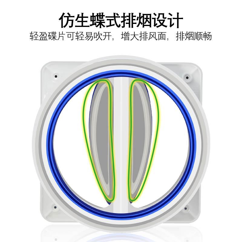 好货厨房油烟机公止阀家用共烟1逆道防串味止回阀排装烟管通用快