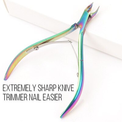 好货1 Pcs Colorful Nail Cuticle Nipper Clipper Colorful Scis