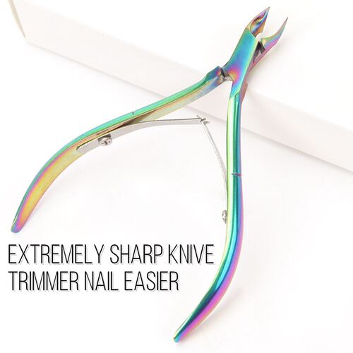 好货1 Pcs Colorful Nail Cuticle Nipper Clipper Colorful Scis