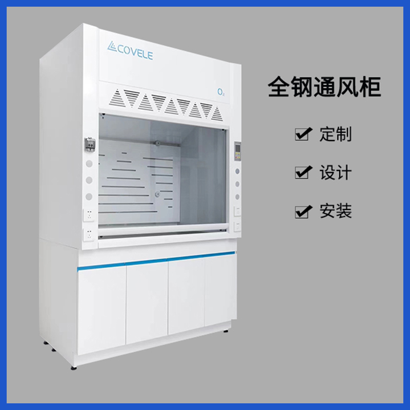 广西南宁实验全钢室通风柜整体型排风柜化验排风柜通风橱定制柳州