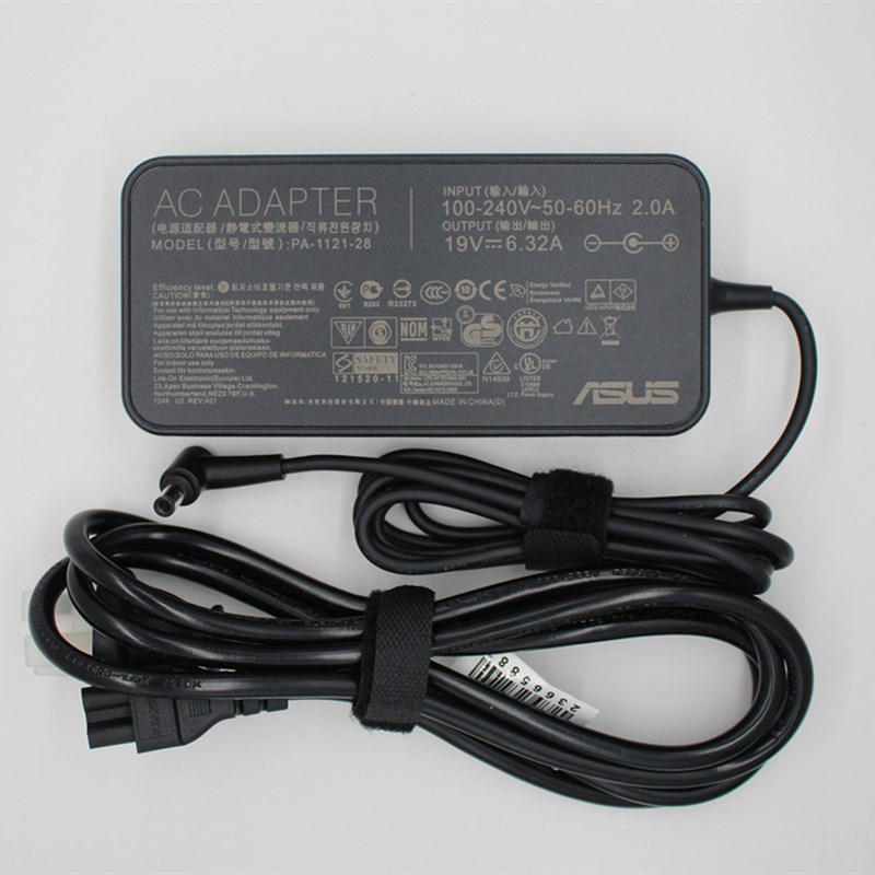 原装华硕飞行堡垒6代 FX86F FX705G笔记本电脑充电源适配器线120W