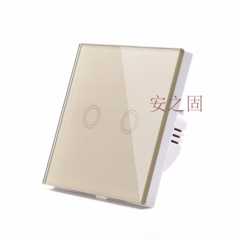 好货定制智能家居触碰式开关面板86型一开单控轻触式开关钢化玻璃