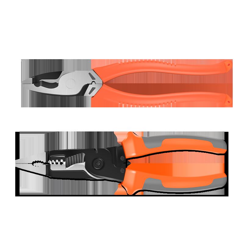 。剥线钳电工专用工具电线电缆剪刀拨线钳子扒皮器压线剪破线多功