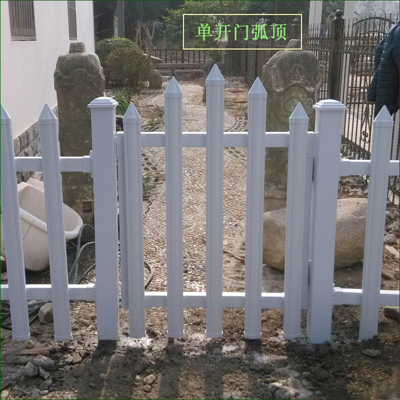 好货护栏栅小门栏PVC花园门围栏门塑钢围墙门白色栏杆配套门户外