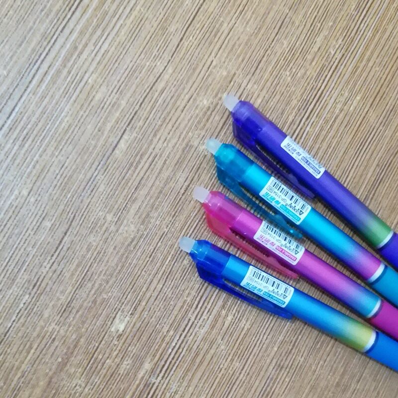 好货奥德美摩磨乐按动可擦笔0.5mm笔芯小学生彩色跳动按压可擦中