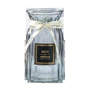 花瓶花店专用养花玻璃透明水培植物大口径直筒干花装饰摆件插花盆