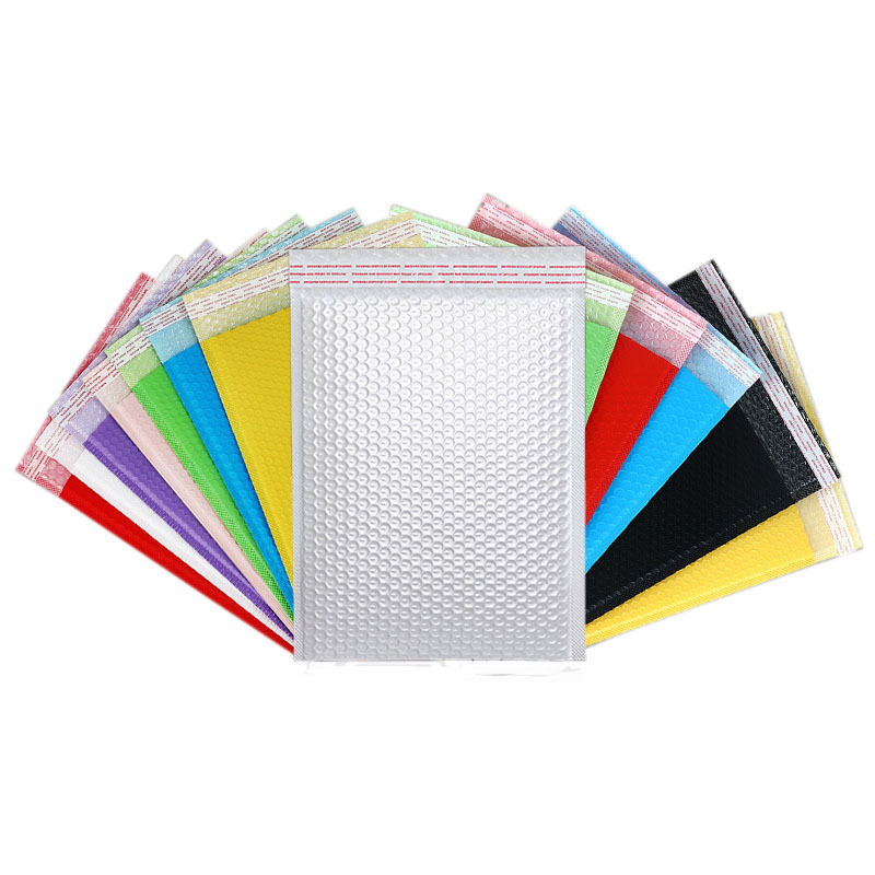 现货防水共挤膜哑光膜泡泡袋服装快递袋减震可定制信封气泡袋