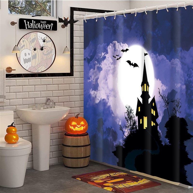 Halloween horrible Bathing Curtain  Bathroom Shower Curtain