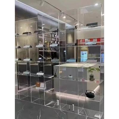 亚克力展示柜透明柜子盒子展示架定制柜书柜模型架子收纳陈列架