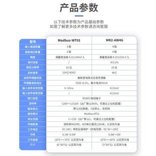 艾莫迅rs485 应变通讯传感器 modbus重量采集称重模块惠斯登电阻式